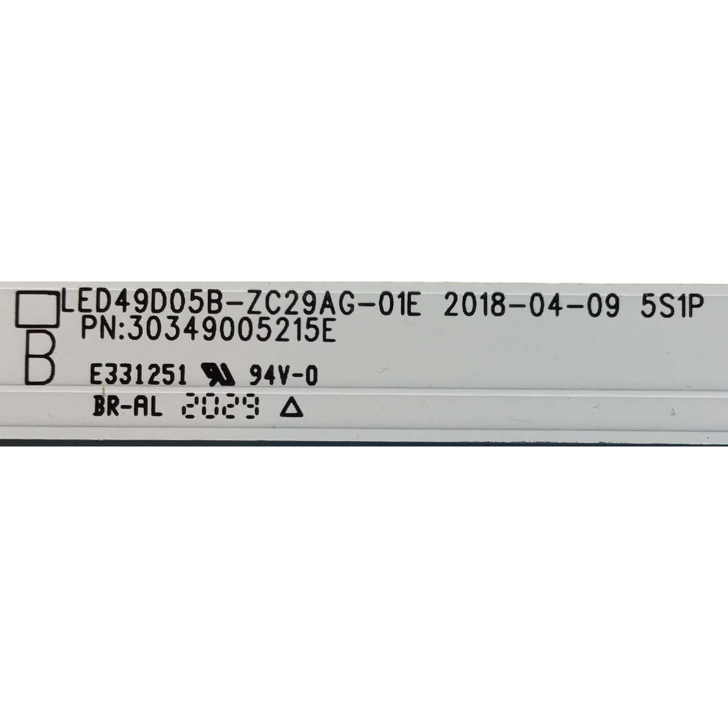 KIT DE LED'S PARA JVC·ROKU TV (9 PIEZAS) / NUMERO DE PARTE LED49D05A / LED49D05B / 30349005215E / 30349005214E / LED49D05A-ZC29AG-01E / LED49D05B-ZC29AG-01E / 200810AC09 / 49000M365 / PANEL CC500PV7D / MODELO LT-50MAW705 - Imagen 4